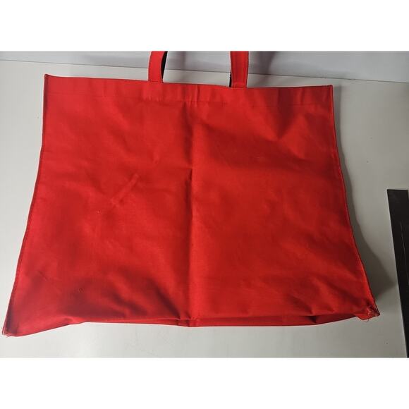 Le Supersac Red Oversized Shopper Bag Tote Carry On Rainbow Vintage - Picture 9 of 16